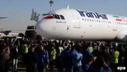 An Iran Air airliner in the capital, Tehran (file photo)