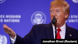 The release of the whistle-blower's report comes as Democrats have launched an impeachment inquiry against U.S. President Donald Trump,