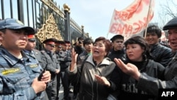 While Kyrgyzstan is no stranger to demonstrations on the streets of the capital (such as this one on March 30), the other Central Asian states seem anxious to prevent anything too similar to the unrest in the Arab world from getting a foothold.