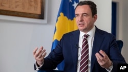 Kosovar Prime Minister Albin Kurti (file photo)