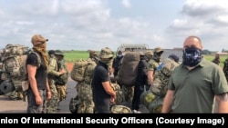 Since 2018, Russian mercenaries have been providing security to the president and government officials in the Central African Republic. They've also been training government forces. (file photo)