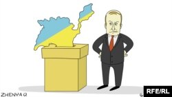 Политическая карикатура Евгении Олийнык