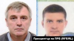 Two of the Russians implicated Denis Sergeyev (aka Sergei Fedotov, left) and Yegor Gordiyenko (aka Georgy Gorshkov) have been accused in absentia of poisoning Bulgarian arms dealer Emilian Gebrev. (Photo distributed by the Bulgarian prosecutor's office.)