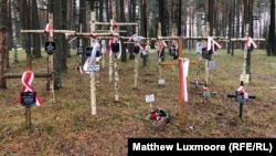 The Polish military cemetery at Mednoye 