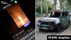 An investigation by RFE/RL's Ukrainian Service showed how Russian intelligence services recruit Ukrainians, including minors, to set fire to the cars of the Ukrainian military officials.