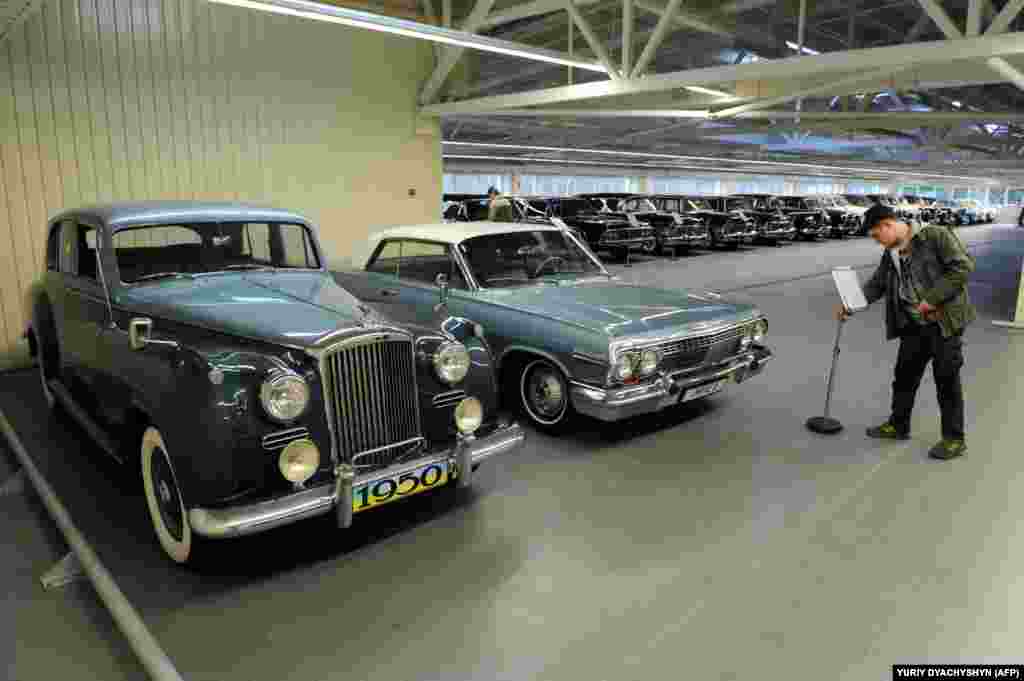 A 2014 image showing a corner of Yanukovych&#39;s car collection. Soon after he fled for Russia, Yanukovych&#39;s residence was opened to the public, revealing vast evidence of corruption.&nbsp;