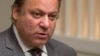 Pakistani Prime Minister Nawaz Sharif speaking at the U.S. Institute of Peace on October 22