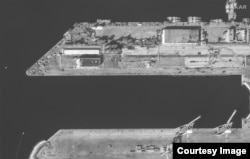 A satellite image from Russia's Tartus base on December 10. Source: Satellite image ©2024 Maxar Technologies