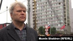 Sergei Mitrokhin at a rally in Moscow on Sakharov Avenue. (file photo)