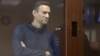 Kremlin critic Aleksei Navalny at his court hearing in Moscow on February 5. 