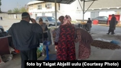 Custom is scarce at Jalal-Abad's walnut markets.