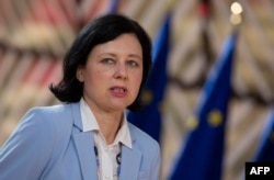 European Commission Vice President Vera Jourova (file photo)