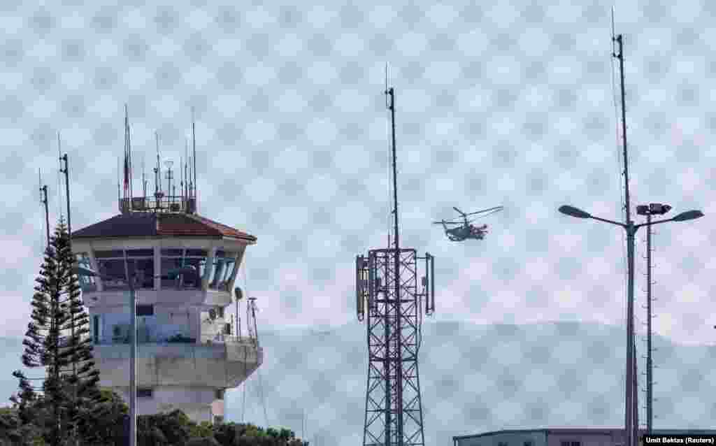 A Russian attack helicopter flies above the Hmeimim air base.&nbsp; On December 16, the EU&#39;s foreign policy chief Kaja Kallas hinted that Syria&#39;s new leaders in Damascus may be pressured to shut down the Russian bases in Syria as a requirement for EU recognition of the Middle Eastern country&#39;s new government. &quot;Many foreign ministers took this up to say that, you know, it should be a condition for the new leadership that they also get rid of the Russian influence there,&quot; she told reporters.&nbsp;