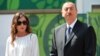 There has been speculation that the post of first vice president is being created for President Ilham Aliyev's wife, Mehriban (left), who is a New Azerbaijan Party deputy chairwoman, or for their 19-year-old son, Heidar.