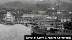 Ships in Yalta during the evacuation in November 1920. The order to evacuate was given on November 13, 1920.