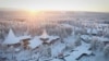 Finland - Rovaniemi, Lapland, Finland is known as the official hometown of Santa Claus - screen grab