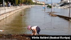 Danube Breaches Banks As Flood Tide Hits Budapest