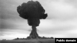 The Soviet Union detonated its first atomic bomb, known in the West as Joe-1, on August 29, 1949, at the Semipalatinsk site. Joe-1 was a direct copy of the plutonium bomb dropped on Nagasaki and had a yield of about 20 kilotons.