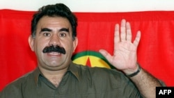 Kurdish rebel chief Abdullah Ocalan in 1993 photo.