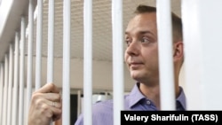 Ivan Safronov at a court hearing in Moscow last week. 