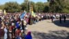 A rally took place in Elista on October 13 to protest the appointment of Dmitry Trapeznikov as the city's acting mayor.