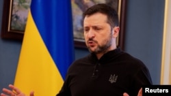 President Zelenskyy's news conference in Kyiv, on February 19, came just before he was to meet the White House envoy Keith Kellogg.