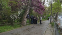 Many men can end up waiting for hours at the Dushanbe labor market, hoping for an offer of temporary work.