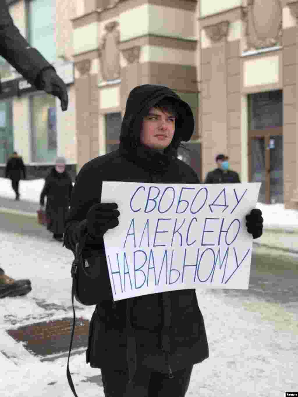 Moscow: &quot;Freedom for Aleksei Navalny&quot;