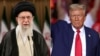 Composite file photo of Iranian supreme leader Ayatollah Ali Khamenei and U.S. President Donald Trump.