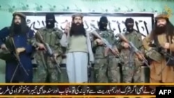 A still image taken from a video released by a faction of Tehrik-e Taliban, also known as the Pakistan Taliban, in 2016