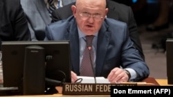 Russian Ambassador to the UN Vasily Nebenzya