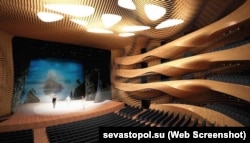 A planned interior of the Sevastopol opera house