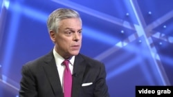 U.S. Ambassador to Russia Jon Huntsman served as the chairman of the Atlantic Council.