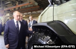 Putin made his announcement during a visit to the Gorky Automobile Plant (GAZ) in Nizhny Novgorod, where one workman just happened to ask him if he had plans to run again for president.