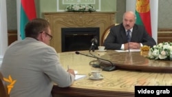 Lukashenka speaks to RFE/RL's Valer Kalinouski.