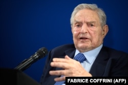 Hungarian-born U.S. investor and philanthropist George Soros (file photo)