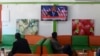 Customers watch a live broadcast of Donald Trump at a juice shop in Kabul. (file photo)