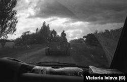 On the Slovyansk-Lysychansk road