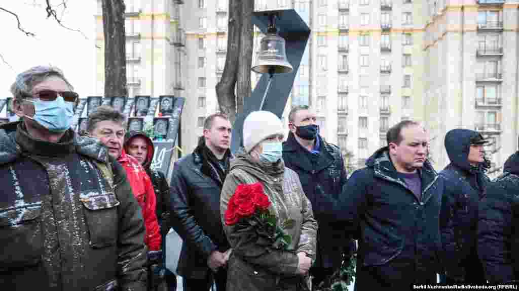 About 100 people, including families of the victims and participants in the events of 2014, came to mark the anniversary on February 18. Memorial events continue for three days.