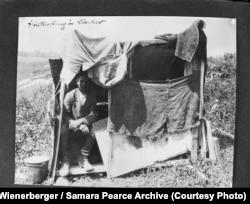 Simply titled "A Worker's Dwelling," Weinberger wrote that this was typical accommodation for many of the employees at the factory he managed. It is one of several unknown Wienerberger Holodomor photos that came to light during the compilation of the directory.