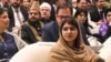 Nobel Peace Prize laureate Malala Yousafzai attends an international summit on girls' education in Muslim communities in Islamabad on January 11.