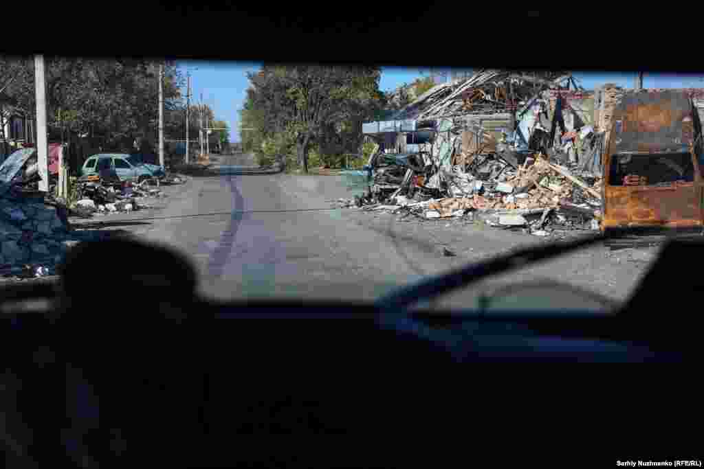 Streets of the city of Selydove, near Pokrovsk in Ukraine's Donetsk region. The photo was taken on October 9, 2024, and on October 31, Selydove was under occupation.