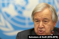 UN Secretary-General Antonio Guterres (file photo)