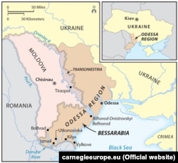 Карта Одесской области