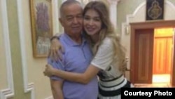 Gulnara with her father, President Islam Karimov