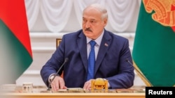 Belarusian President Alyaksandr Lukashenka (file photo)