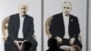 Artwork depicts U.S. President Donald Trump and Russia's Vladimir Putin at an exhibition n Yalta on the Crimean Peninsula, which Russia has illegally annexed from Ukraine. 