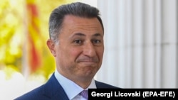 Former Macedonian Prime Minister Nikola Gruevski 