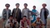 Khawaja Murad (top row, left) and fellow militiamen in frontline base, Tarbuz Guzar, northern Afghanistan