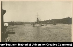 Sevastopol harbor in 1918. This photo is from the period of German occupation of the peninsula before Berlin's capitulation in November 1918.